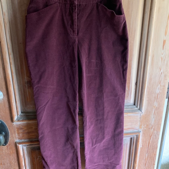 The Limited burgundy corduroy pants - Picture 2 of 3